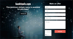 Desktop Screenshot of banktools.com